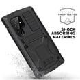 thumbnail image 4 of Decase for Samsung Galaxy S23 Ultra 6.8 inch,with Built-in Screen Protector Full Body Heavy Duty Shockproof Kickstand Case Cover,Support Wireless Charging,Black, 4 of 8