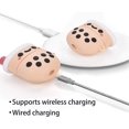 thumbnail image 5 of Linda funda para Airpod Pro con llavero, diseño de té de leche Boba rosa femenino, compatible con Airpods Pro, funda de carga para mujeres y niñas, 5 of 5