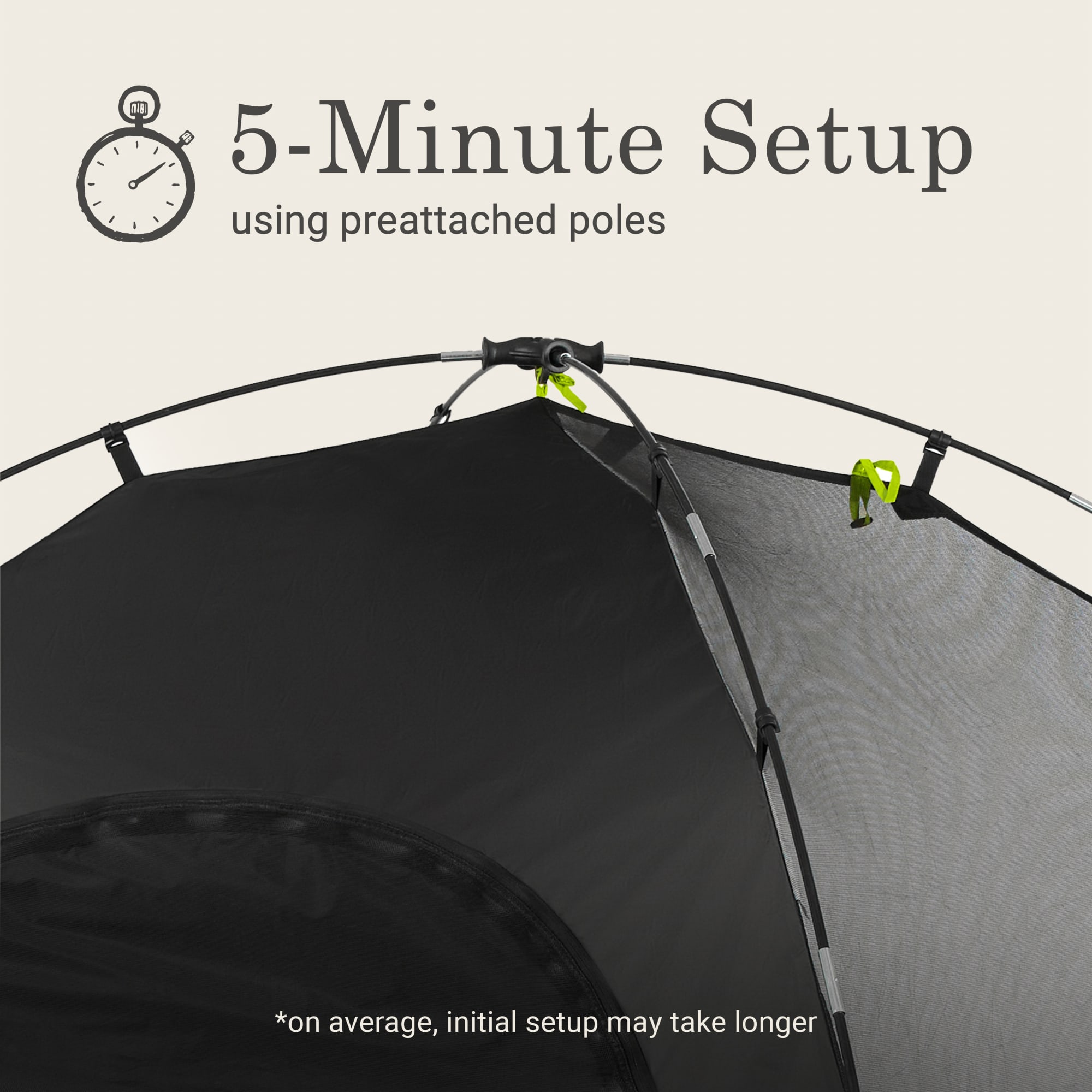 Coleman 4-Person Dark Room Stardome Tent with LED Light photo 4