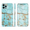 thumbnail image 3 of DesignSkinz Cracked Teal Stone Full-Body Skin Decal Wrap Cover for iPhone 15 Pro, 3 of 9