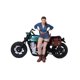 thumbnail image 1 of Figura Femenina a Escala 1/64 Y Motocicleta, Modelo de Resina para Escena en Miniatura Y Accesorio Fotográfico., 1 of 9