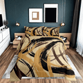 thumbnail image 1 of Erosebridal Geometric Stripes Bedding Full Comforter Set, Minimalst Minimalism Down Comforter, Abstract Decor, Reversible 3pcs, 1 of 4