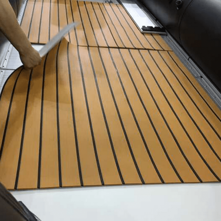  Boat Flooring EVA Foam Boat Decking, HZCHIONE Desert Camo Marine  Flooring for Boat Foam Decking Sheet 47 x 16 Self-Adhesive Waterproof  Non-slip Boat Flooring Deck for Jon Fishing Rubber Boat