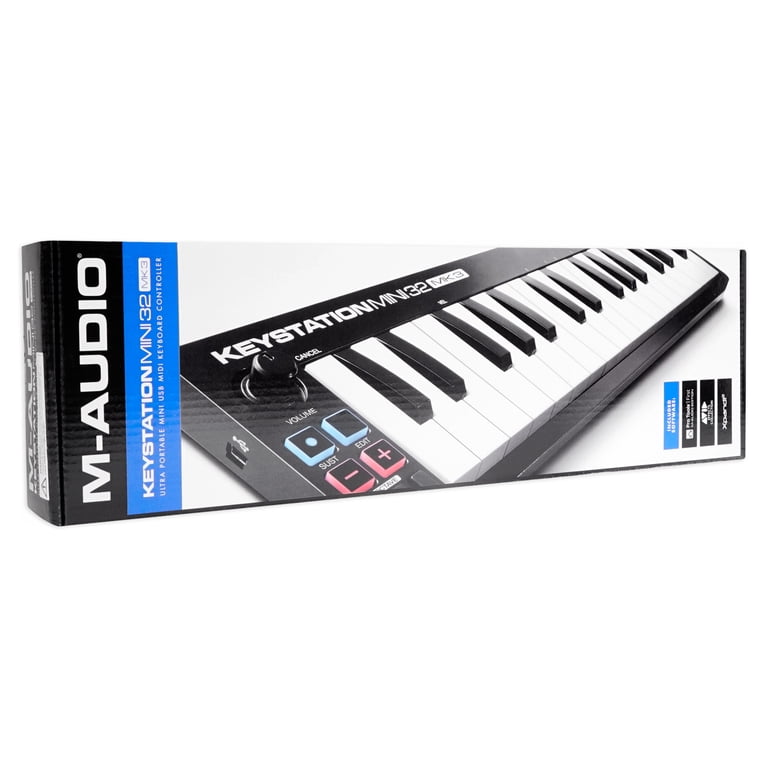 M-Audio KEYSTATION MINI 32 III 32-Key MIDI USB Keyboard Controller