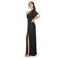 thumbnail image 2 of Vestido largo con abertura Roman Fashion /Juvenil, 2010 (Negro) negro CH, 2 of 5