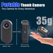 UDH Body Cam, 1080P with Screen, Mini Wearable Action Camera with Magnetic Charging Case, Waterproof Portable Video Recorder for Work, Outdoors