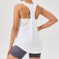 thumbnail image 6 of Workout Tank Tops Woman Lightweight Breathable Loose Fit Scoop Neck Racerback Sleeveless Shirt Athletic Yoga Gym Tanks, 6 of 9