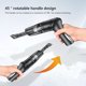thumbnail image 4 of Teissuly Clearance USB Portable Handheld Vacuum With Washable Filter, 120W High Power, Quick Cleaning For Car, House & Office(Black, ) Teissuly WER2023081600348, 4 of 7