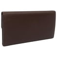 thumbnail image 5 of RFID Genuine Leather Women's Slim Flap Wallet Clutch Organizer, 5 of 68
