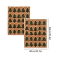 thumbnail image 3 of 2Pcs Christmas Tree Hand Towels,Soft Absorbent Holiday Decorative Towels,Seasonal Xmas Towels For Bathroom Kitchen Home Decoration Gift.Brown, 3 of 6