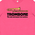 thumbnail image 4 of Inktastic Trombone Music Joke Band Youth T-Shirt, 4 of 5