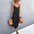 thumbnail image 4 of Dresses for Women 2026 Plus Size Fashion Sexy V-neck Backless Suspender Dress Beach Skirt, 4 of 8