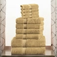 thumbnail image 2 of Superior 800 GSM Egyptian Cotton 6-Piece Towel Set, Soft Ultra Absorbent Towels, Red, 2 of 9