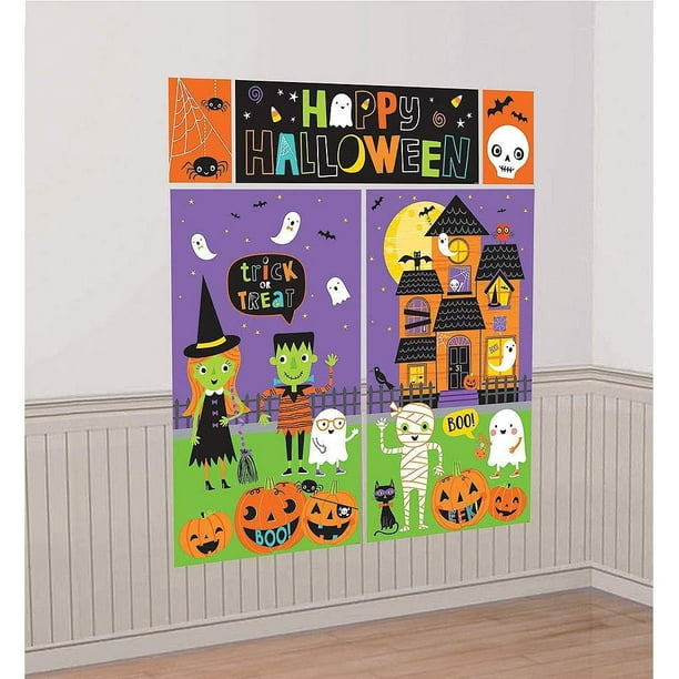 Halloween Wall Decoration Kit - Walmart.com - Walmart.com