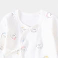 thumbnail image 4 of CAUYDY Baby Boy Going Home Outfit Newborn 3 6 9 12 18 24 Months Preemie Girls Romper Infant Long Sleeve Sleepers Fall Winter Pajamas Clothes Sizes 0-1 Months,Light Purple, 4 of 4