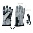 thumbnail image 5 of USB Electric Heating Gloves, Five-Finger Full Heat Warm Gloves, Adjustable Temperature Heated Gloves for Outdoor Work, Skiing and Winter Sports, Windproof and Durable Cold Weather Gloves, 5 of 6
