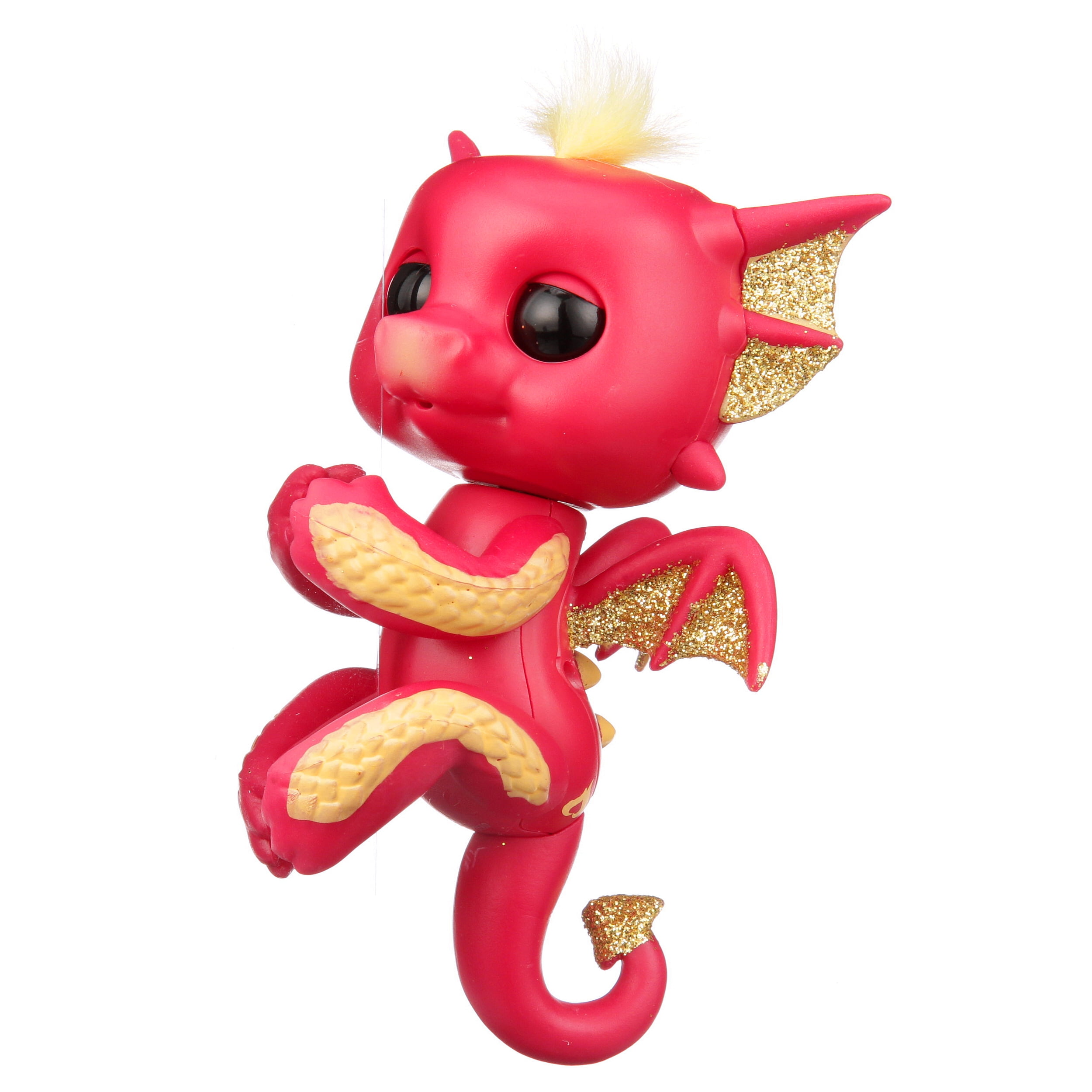 Fingerlings Ruby Interactive Baby Dragon Red with Gold 