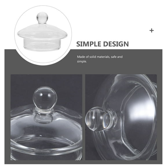 LEXSOMEO 3pcs Tea Pot Glass Lids Tea Kettle Replacement Glass Lid Tea Pot Replacement Covers