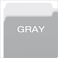 thumbnail image 4 of Interior File Folders, 1/3-Cut Tabs, Legal Size, Gray, 100/Box, 4 of 6