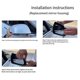 thumbnail image 3 of Car Rearview Mirror Cover Carbon Fiber for Tesla Model 3 2017-2024, 3 of 5