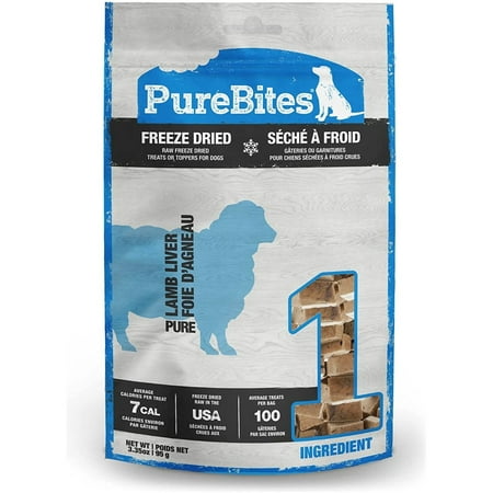 UPC: 0878968001151 | PureBites Lamb Freeze Dried Treats 3.35 oz. Bag