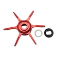 thumbnail image 1 of Accesorio de arrastre Star para carrete de pesca, modificado, práctico, resistente, de repuesto, con llave de descarga de freno, ligero, de metal de Rojo, 1 of 8