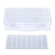thumbnail image 1 of Caja de almacenamiento de diamante de plástico transparente con mango 64 Irfora Paquete de 64, 1 of 7