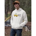 thumbnail image 2 of I Cab Nyc Hoodie Men -Image by Shutterstock, Male Medium, 2 of 4