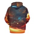 thumbnail image 3 of Galaxy Clouds Sunset Men's Women New Sweatshirt Hoodie Men's Plus Size Sweatshirt Hooded Sweatshirt 3d Printed Street Men's Cloth, 3 of 6