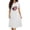 White, variant on LEKEK 4Th of July Outfits for Women Short Sleeve Crew Neck Oversized Nightgowns American Flag Printed Midi Sleep Dress Loose Fit Patriotic Lounge Sets