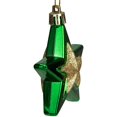 thumbnail image 3 of Northlight 9ct Glittered Shatterproof Star Christmas Ornament Set 2.75" - Green/Gold, 3 of 3