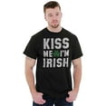thumbnail image 4 of Kiss Me Im Irish Classic Saint Pattys Men's Graphic T Shirt Tees Brisco Brands S, 4 of 5