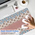 thumbnail image 4 of Long Mouse Pads for Desk,Multicolor Geometric Boho Pattern Desk Mats on Top Of Desks, Desk Mouse Pad Extra Large with 3mm Non-Slip Base and Stitched Edge for Gaming,Office,Work,Home 31.5"x11.8", 4 of 6