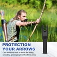 thumbnail image 5 of Uxcell Archery Arrows Nocks, Plastic Insert Arrow Nock Replacement Arrow Tails for Hunting Shooting Compound Recurve Bow Black, 5 of 7