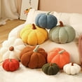 thumbnail image 6 of Pumpkin Pillows, Halloween Pumpkin Throw Pillows, 3D Pumpkin Shaped Pillow for Fall Room Decor Gifts, Soft Plush Cute Fluffy Thanksgiving Pillow, Fall Pillows (1 Pack Red, 7.87 Inch), 6 of 7
