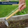 thumbnail image 6 of Kings County Tools Hoe Garden Tool - 16.5” Leaf-Shaped Steel Garden Hoe, 6 of 6