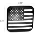 thumbnail image 3 of eVerHITCH USA Metal Flag Hitch Cover (Fits 2" Receivers, Black Chrome), 3 of 5