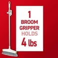 thumbnail image 5 of Command Broom and Mop Grippers Wall Hook, White, Damage Free Organizing, 3 Hangers, 5 of 12