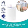 thumbnail image 4 of Portable Size Transparent Plastic Kitchen Food Cereal Container Grain Storage Case Bean Bin Rice Storage Box, 4 of 10