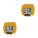 thumbnail image 3 of Sonducket Contador de pasos electrónico para caminar con pantalla LCD Contador de calorías multifuncional Podómetro digital Correr Jogging Amarillo 2Conjunto, 3 of 6