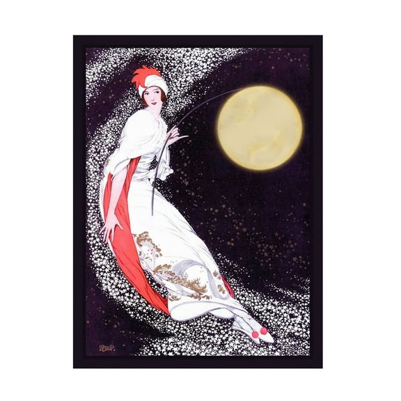 Trademark Fine Art 'Moon Fairy Canvas 2A' Canvas Art by Vintage Lavoie