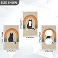 thumbnail image 7 of Yayeee Blank Wall Plate Cover 1-Gang 4.5"x2.7" Home Unused Decorative Outlet, Beige Cat Rainbow, 7 of 7
