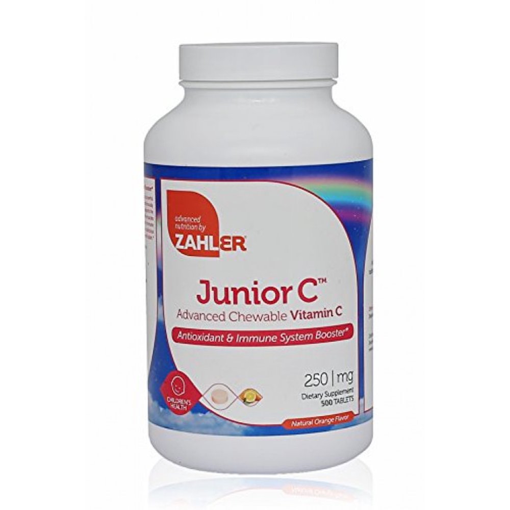 Zahler Junior C, Chewable Vitamin C, Great Tasting Kids Vitamin C, All