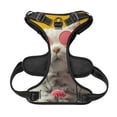 thumbnail image 5 of Picia Floral Sunglasses Cat Art No-Pull Dog Harness Reflective Front Clip Vest with Handle,Step-in Air Dog Harness,Adjustable 2 Metal Rings 4 Buckles,Easy to Put on & Take Off Large, 5 of 9