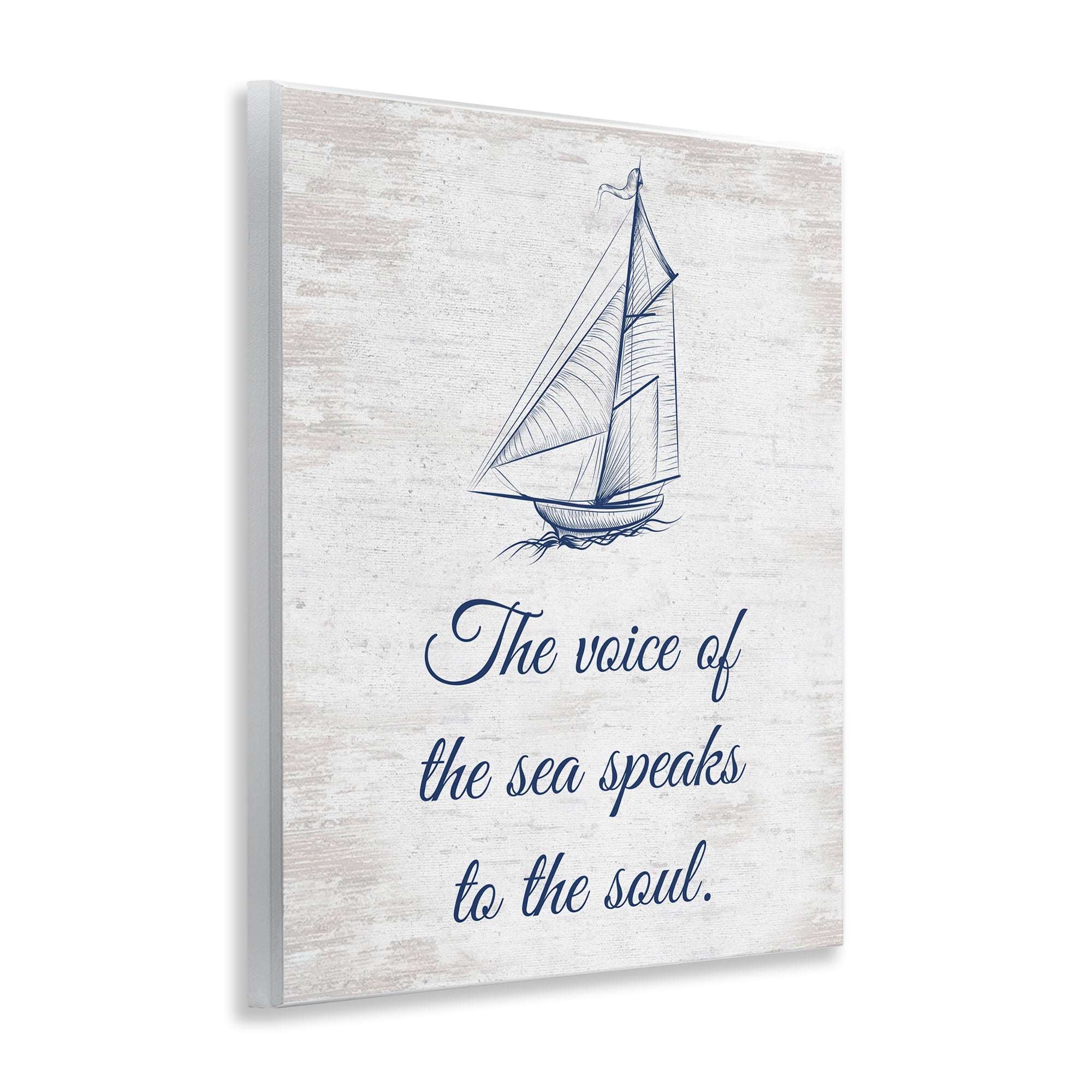 Stupell Industries Voice Of The Sea Transportation Painting Unframed Art Print Wall Art, 11 x 14