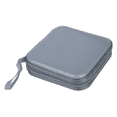 thumbnail image 2 of 3X 40 CD DVD Disc Album Storage Carry Case Cover Wallet Sleeve Holder Bag Hard Box - Silver, 2 of 3