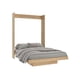 thumbnail image 2 of Cama Matrimonial Abatible Con Estantes Roble CB920-CV Skal Living, 2 of 7