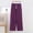 #120-Purple, variant on TaTaai Womens Plus Size Pants Elastic Drawstring Waist Side Pocket Twill Jacquard Straight Leg Solid Soft Breathable Trousers Gift