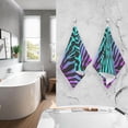 thumbnail image 7 of GZHJMY Animal Print Bath Hand Towel Soft Washcloth Highly Absorbent Fingertip Towels for Bathroom Beach Kitchen Sports Gym Yoga Travel (2-Pieces Towel Sets, 28x16 inch), 7 of 7