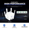 thumbnail image 2 of WiFi Extender Signal Booster for Home 2026 Internet Repeater Long Range Up to 1615 Sq. Ft. Whole Home WiFi Coverage, 2 of 8